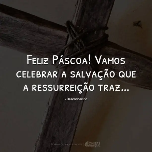 Feliz Páscoa! Vamos celebrar a salvação que a ressurreição traz...