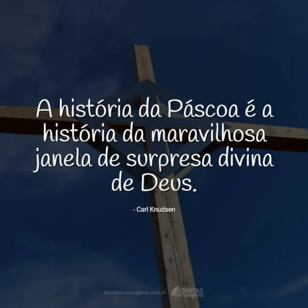 A história da Páscoa é a história da maravilhosa janela de surpresa divina de Deus.